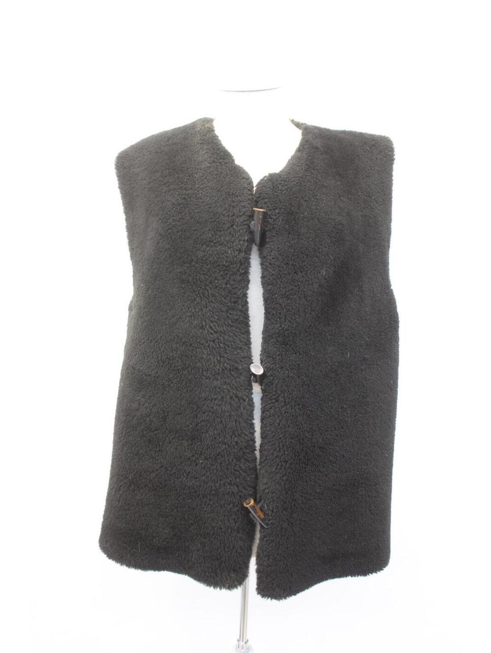 Scrap Item: Black Lamb Fur Vest Arts & Crafts